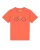 watabout.kids Shirt ‘Bmx’  oranje / zalm roze / zwart