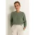 Claudia Sträter pullover groen grof gebreid