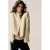 Mango regular fit gebloemde jacquard blazer – ecru