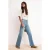 TRENDYOLMİLLA Dames Blauw Effen Wijde pijp Hoge taille Jeans