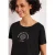 Street One Dames Shirt met schelpenprint in Zwart