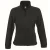 SOLS Dames/dames North Full Zip Fleece Jacket (Zwart)