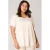 Base Level Curvy basic T-shirt Alba beige