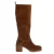 Copenhagen Shoes Moves and Me suède hoge laarzen cognac