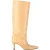 By Far Stevie knielaarzen van beige leer