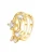 Hey Happiness Oorbellen ‘Sparkle Band’  goud