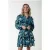 Colourful Rebel Sacha Digital Flower Shirt Dress Ls Light Blue