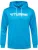 Hummel Sportsweatshirt  cyaan blauw / wit