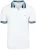 Sun68 Poloshirt Multistripes Collar Wit