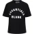 Blank Essentials Dames/Dames Oversized Vriend T-shirt (Zwart)