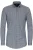 Venti Body Fit Overhemd blauw, Print