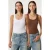Aansluitende U-hals Gebreide 2-Pack Tanktop