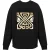 Biba Dames/Dames Sweatshirt met Groot Logo (Zwart)