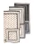 ABOUT YOU Doek  lichtbeige / zwart / wolwit