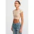 Slim Fit Crop Jersey Blouse