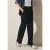 Cecil Dames Wide Legs jersey broek in Zwart