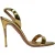 Aquazzura So Nude Sandalen 105 in Goud Gepatenteerd Leer
