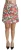 Dolce & Gabbana Vrouwenrok met hoge taille, wit, groen en rood bloemmotief
