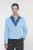 Geisha Cross Over Hairy Top 64512-10 T-shirt Lange Mouw 625 Blue