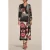 Summum Woman Dress Scarf Print Black