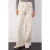 TRENDYOLMİLLA Dames Ecru Effen Wijde pijp Hoge taille Jeans