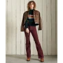 Halflange corduroy uitlopende slim fit jeansbroek voor dames Superdry