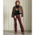 Halflange corduroy uitlopende slim fit jeansbroek voor dames Superdry