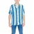 Gestreepte Viscose Korte Mouw Shirt