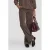 Geisha flared broek – bruin