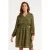 Smashed Lemon Jurk met v-hals, fringe structuur en tailleband |