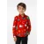 OppoSuits overhemd Festivity met all over print rood/multicolor