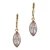 Otazu gold plated oorbellen met Swarovski kristallen Blossom