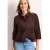 Street One Dames Blouse met shiffley details in Bruin