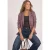 Blazer met ruitpatroon en knopen