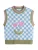 Next Gebreide top  lichtblauw / groen / oudroze / wit