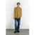 Oversized Lange Mouwen Knopen-Front Fluwelen Shirt