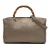 Bamboe Shopper Leren Tote