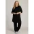 Yest Curve sweatjurk zwart