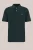 Fundamentals – Heren regular fit polo met structuur – Regular fit – Donkergroen – Katoen –