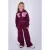 Vingino sweatvest met print – donkerrood