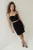 TRENDYOLMİLLA Dames Zwart Effen Mouwloos Getailleerd Blouses