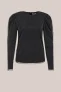 WE Fashion – Dames T-shirt met glittergaren – Zwart –