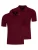 Ragman Shirt ‘Basic’  donkerrood