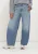 7 for all Mankind Wide Jeans Dames Bonnie Curvilinear Skyfrost,