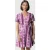 Colourful Rebel Nova Palm Real Wrap Mini Dress Ss Raspberry Wine