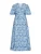SISTERS POINT Jurk ‘GISELA-DR12’  blauw / navy / grijs / wit