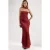 Strapless Bloemen Bodycon Maxi Jurk