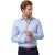Overhemd Profuomo slim fit lichtblauw wide spread boord