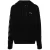 Gebroken witte Stitch Diag Design Skate Fit zwarte hoodie