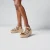 FitFlop Platfforms espadr. leather fisherman wedge sandals